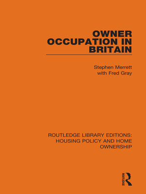 cover image of Owner-Occupation in Britain